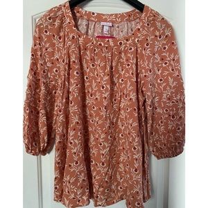 Maternity floral top